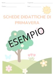 Schede di primavera