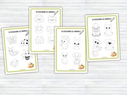 60 Schede di Pregrafismo e Tratteggio per Scuola Infanzia e Prima Elementare | Attività di Motricità Fine, Controllo della Matita e Disegni da Colorare | Prerequisiti Scrittura (PDF Stampabile No Prep)