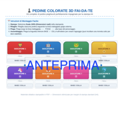 La sfida della grammatica – Gioco da tavolo didattico stampabile (Classi 3ª, 4ª e 5ª)