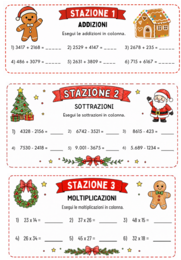 Quaderno di dicembre di matematica classe terza