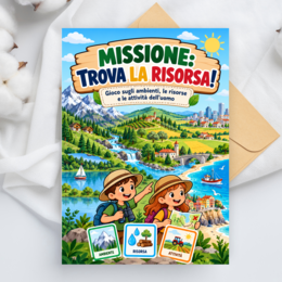 Gioco didattico a tema ambiente - Trova la risorsa