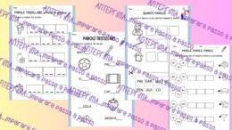 Parole trisillabe: libricino di letto-scrittura