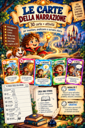 Le carte della narrazione: 30 flashcard e scrittura creativa – Classe 3 primaria