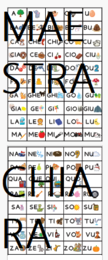 Sillabario con immagini a colori - Strumento compensativo per l'apprendimento delle prime parole