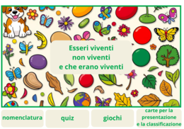 Esseri viventi, non viventi e che erano viventi; un percorso concreto per il riconoscimento e la categorizzazione