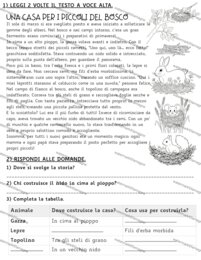 COMPITI DI PASQUA - Classe 2^