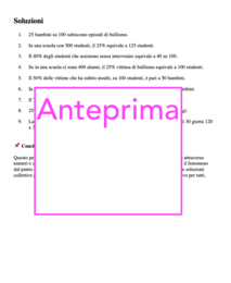Numeri contro il bullismo – Un percorso matematico per la consapevolezza e la prevenzione Classi 4-5 
