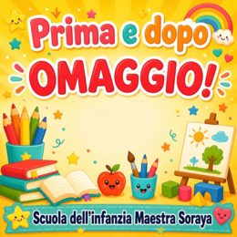 Omaggio Scuola dell'Infanzia – Carte Operative "Prima e Dopo": Concetti Temporali e Logica