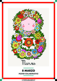 8 Marzo - Giornata internazionale della donna - Poster collaborativo
