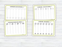60 Schede di Pregrafismo e Tratteggio per Scuola Infanzia e Prima Elementare | Attività di Motricità Fine, Controllo della Matita e Disegni da Colorare | Prerequisiti Scrittura (PDF Stampabile No Prep)
