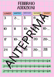 Calendario matematico/classe prima