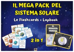 🚀 MEGA PACK SISTEMA SOLARE: Lapbook Interattivo + Flashcards Didattiche (2 in 1)