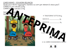 MISSIONE PESO – STAZIONI MATEMATICHE- MISURE DI MASSA