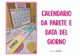 Kit Calendario da Parete e Striscia della Data | Matrici e Istruzioni
