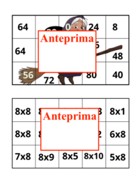 11 Puzzle delle tabelline di Natale- materiale concreto per la scoperta, la costruzione e il rinforzo