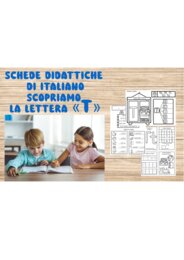 Schede di Italiano : Scopriamo la lettera T