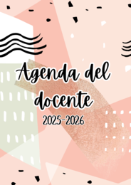 Agenda del docente 2025-26 (italiano)