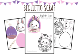 Biglietto Pasqua Scrap
