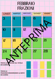 Calendario matematico/classe quarta