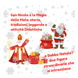 San Nicola e Babbo Natale; un viaggio tra tradizione e magia; con attività didattiche interdisciplinari; classi III/V