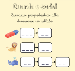 Esercizi di Sillabazione e Ortografia