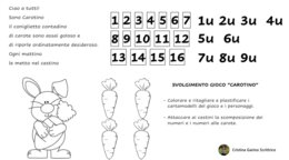 "CAROTINO E LA SCOMPOSIZIONE DEI NUMERI" -CLASSE PRIMA