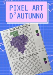 Pixel art d'autunno per i più piccoli