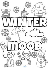 POSTER COLLABORATIVO: WINTER MOOD