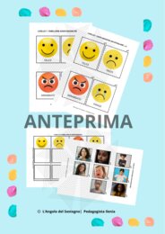 Discriminazione delle emozioni- kit di smistamento e categorizzazione visiva.