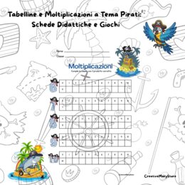 Tabelline e Moltiplicazioni - L'Avventura Matematica dei Pirati