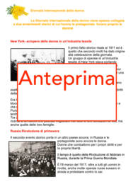Il ruolo della donna nella storia di ieri e di oggi;un percorso per l'educazione civica- classi IV-V-