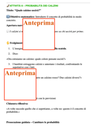 La matematica concreta dei calzini spaiati in stile Montessori; classi I-II-III (adattabie alla scuola dell'infanzia)