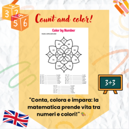 Count and color: gioca con l'inglese e la matematica