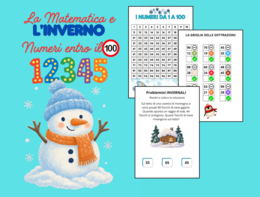 Matematica Invernale: Numeri entro il 100 e Problemi illustrati)