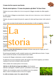 Giornata degli alberi; "L'uomo che fece nascere una foresta"-classi III/V