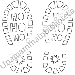 Impronta di Babbo Natale
