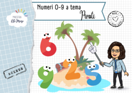 Numeri da 0 a 10 a tema pirati