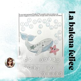 La balena felice: ordinare i numeri fino a 20