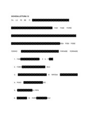 SCHEDA LETTURA 12 parole e frasi con M, L,R, S, B, P, F.