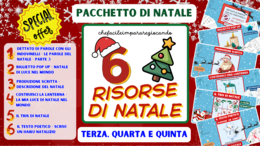 NATALE - 6 RISORSE - CLASSI TERZA QUARTA QUINTA