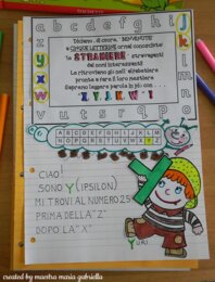Le straniere ciarliere : y,j,k,w,x