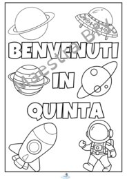 POSTER COLLABORTIVO BENVENUTI IN QUINTA