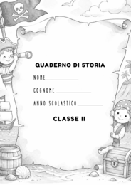 COPERTINE TEMA PIRATI CLASSE II