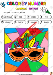 Color by number - Carnival edition