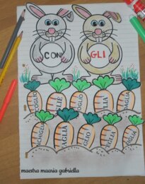 Il trigramma Gli dei conigli golosi di carotine