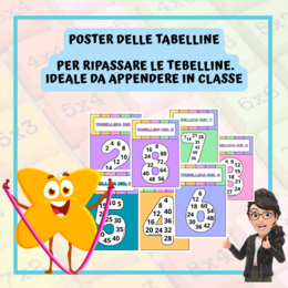 POSTER DELLE TABELLINE