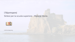 I Normanni: Conquista dell'Inghilterra e del Sud Italia (PPTX Modificabile)