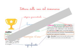 Tavola uso dizionario
