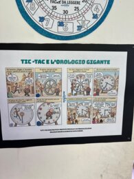 Orologio facile con storia e fumetto