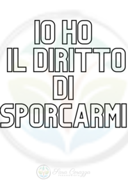 poster: Io ho il diritto di sporcarmi e la lavatrice ha il dovere di pulire